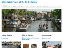 Tablet Screenshot of inlandwaterwaysofthenetherlands.com